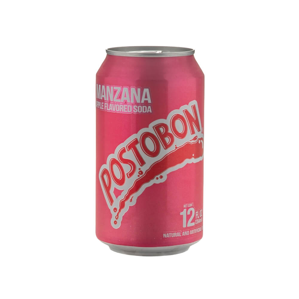 Manzana Postobon Can / Apple Flavored Soda 12oz/354ml
