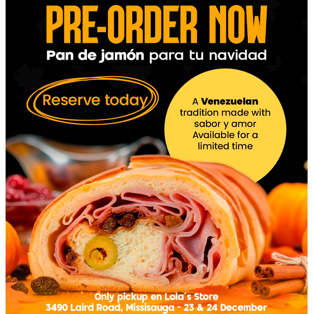 ONLY PICKUP 23&24 December - Pan de Jamon