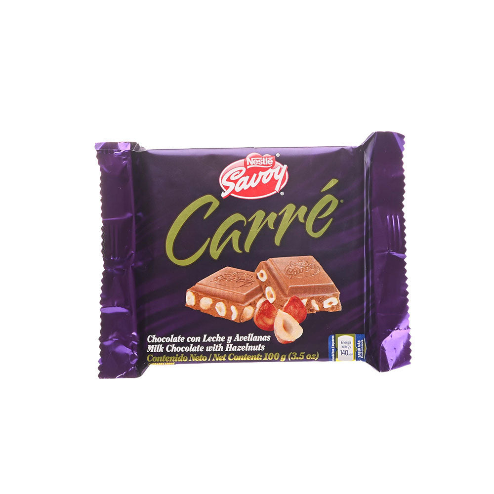 Chocolate Carre Avellana - Carre Hazelnuts