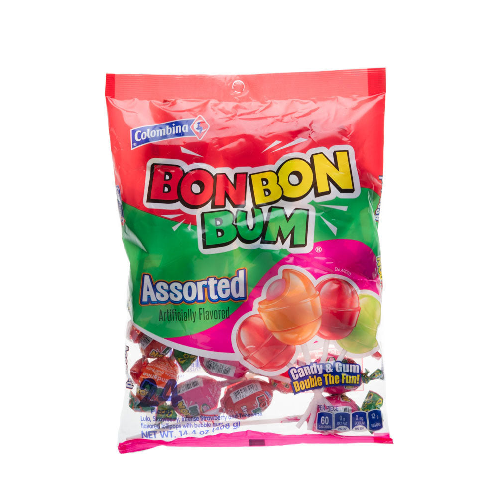 Bon Bon Bum (Surtido) - Bubble Gum Pop (Bag)