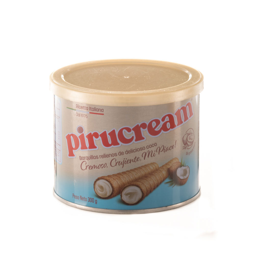
                  
                    Pirulin - PiruCream Coco - Rolled Wafer filled with Coconut Flavored Cream
                  
                
