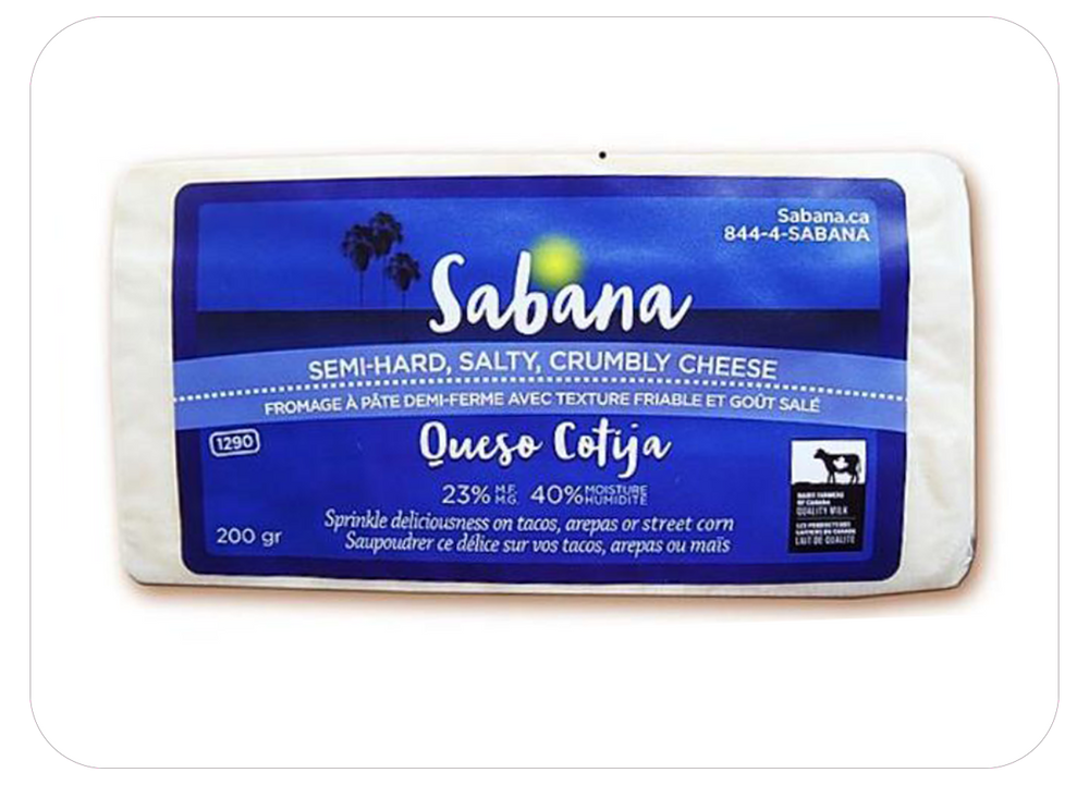 Queso Cotija - Cotija Cheese Sabana