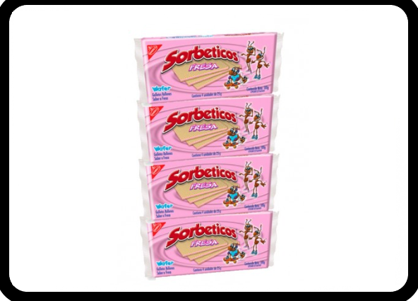 
                  
                    Sorbeticos de Fresa - Wafer Cookie filled with Strawberry
                  
                